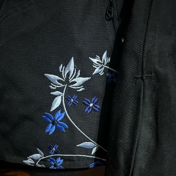 JOE ROCKET Women’s XL Motorcycle Textile Jacket Blue Floral RARE! - Picture 3 of 10